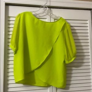 Lime color blouse